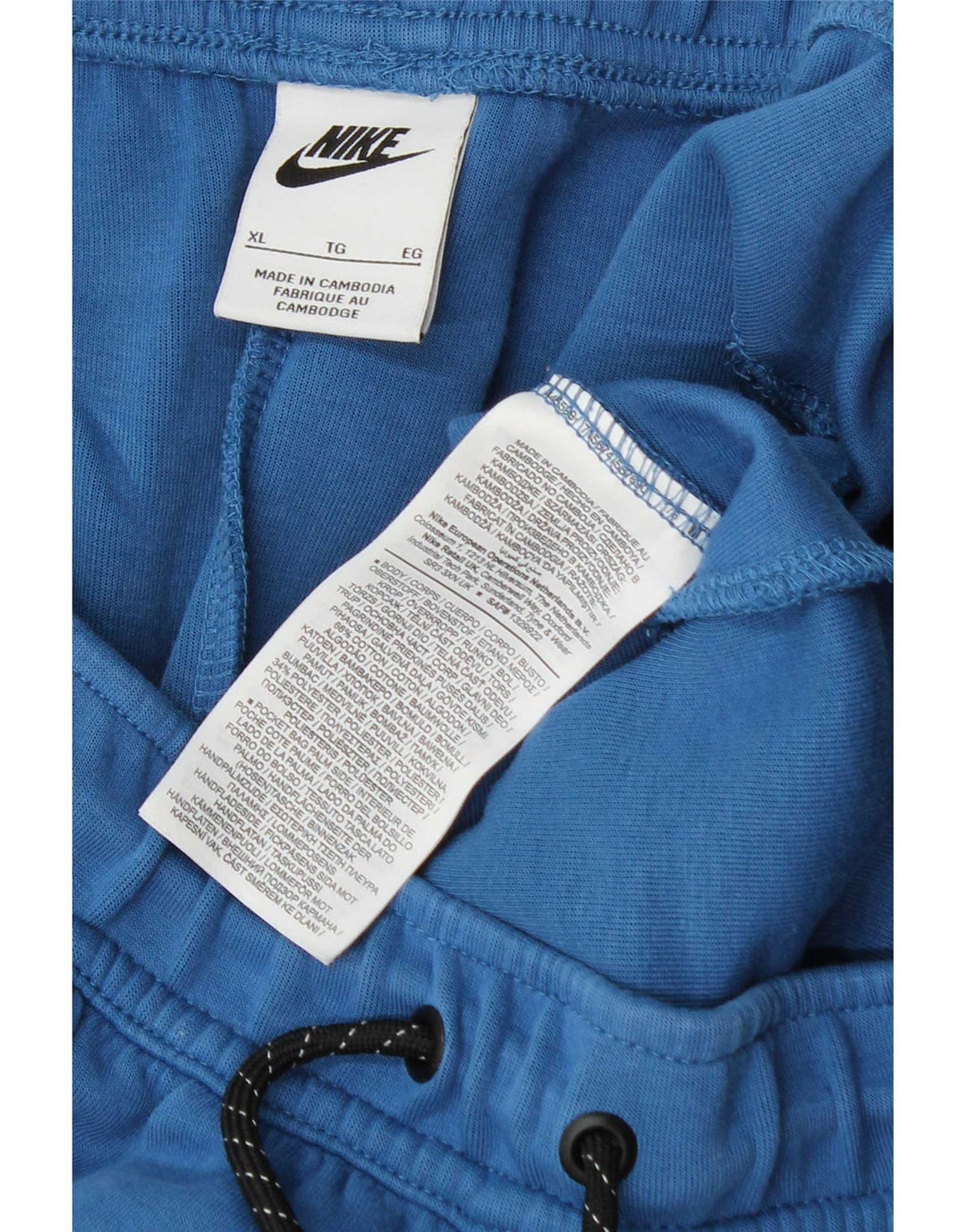 Nike Mens Tracksuit Trousers Joggers XL Blue Cotton