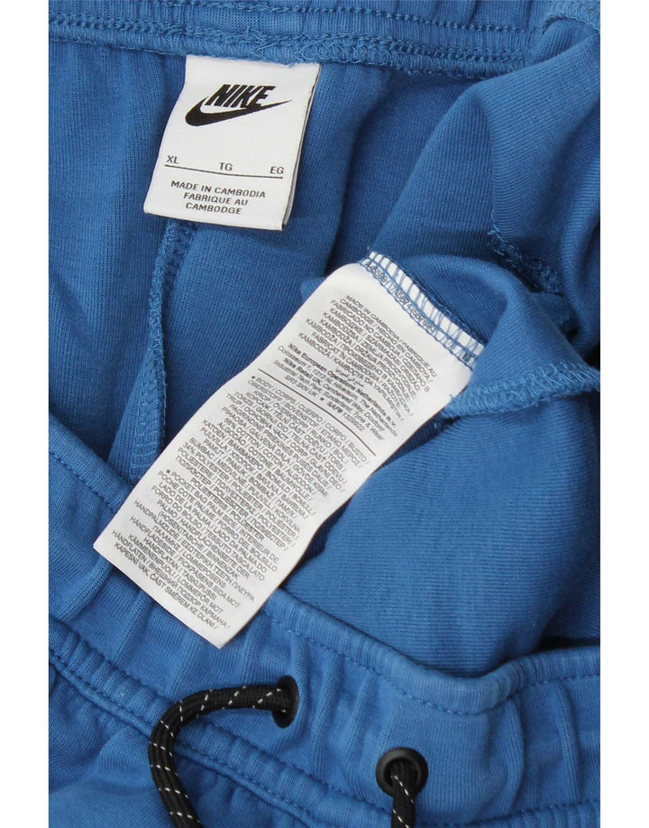 Nike Mens Tracksuit Trousers Joggers XL Blue Cotton