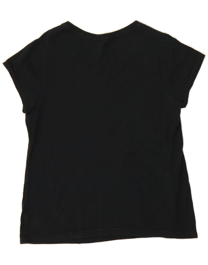 CHAMPION Womens T-Shirt Top UK 14 Large Black