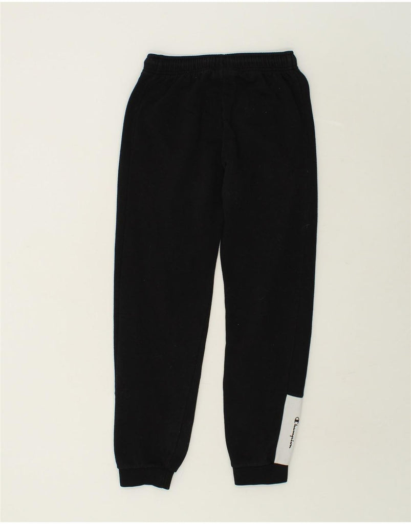 CHAMPION Boys Tracksuit Trousers Joggers 11-12 Years Large  Black | Vintage Champion | Thrift | Second-Hand Champion | Used Clothing | Messina Hembry 