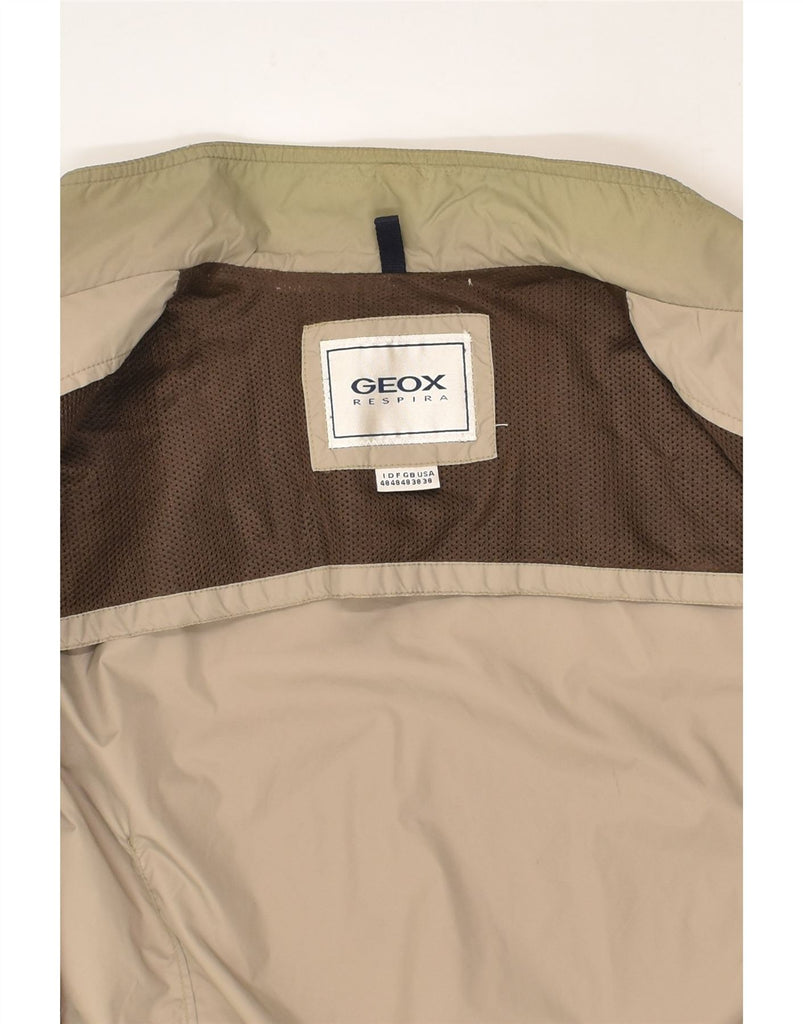 GEOX Mens Respira Utility Jacket UK 38 Medium Beige Polyamide | Vintage Geox | Thrift | Second-Hand Geox | Used Clothing | Messina Hembry 