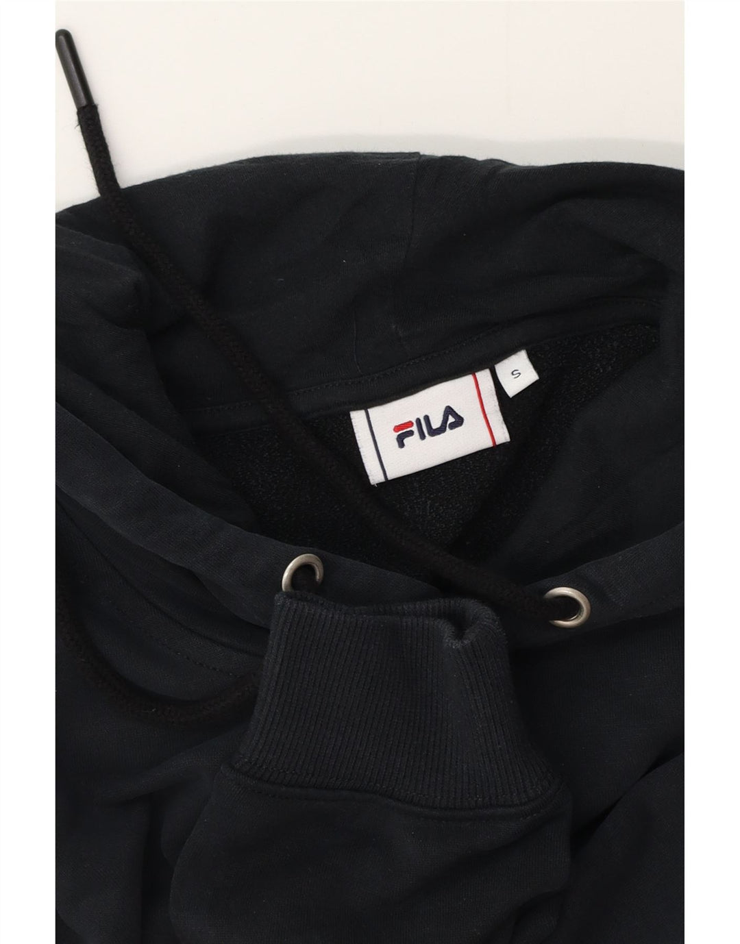 Fila Mens Graphic Hoodie Jumper Small Black