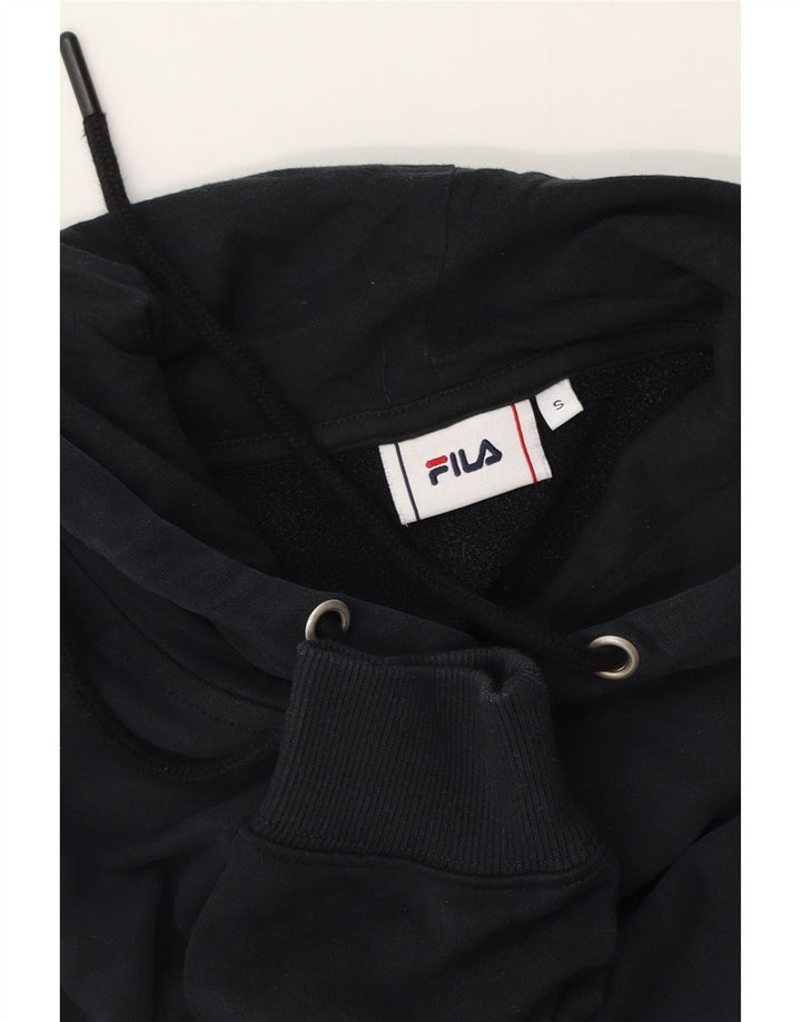 Fila Mens Graphic Hoodie Jumper Small Black
