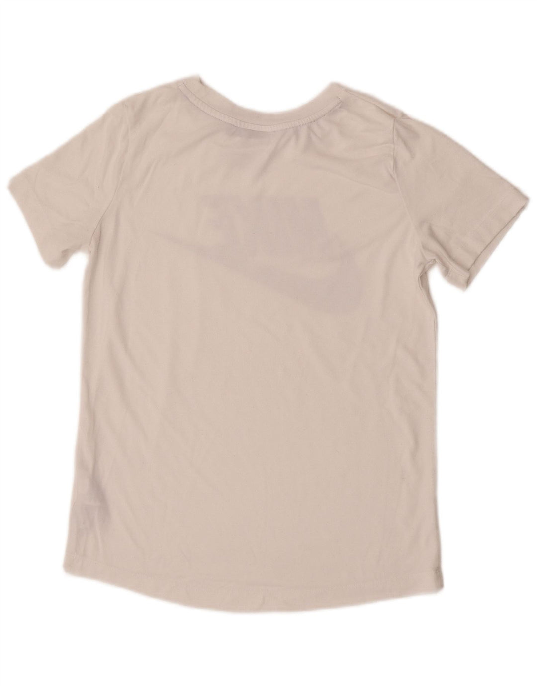 Nike Womens Graphic T-Shirt Top UK 10 Small White Polyester