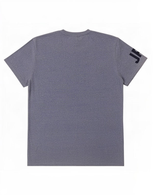 Superdry Mens Graphic T-Shirt Top Large Blue Flecked Polyester