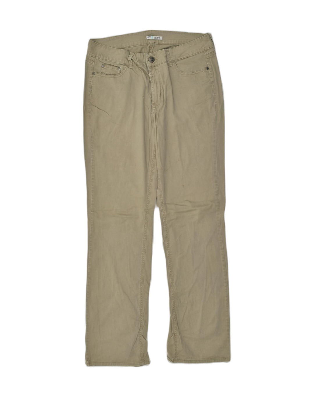 LEE Womens Long Straight Casual Trousers US 16 2XL W36 L33  Beige Cotton | Vintage Lee | Thrift | Second-Hand Lee | Used Clothing | Messina Hembry 