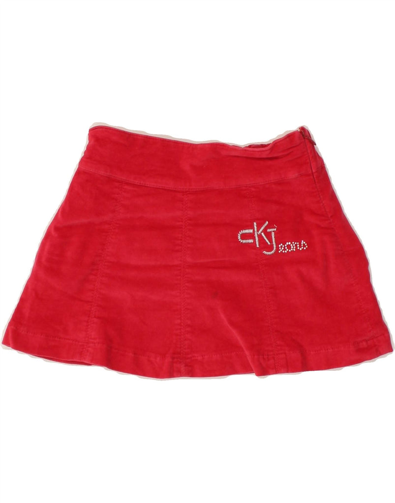 CALVIN KLEIN JEANS Baby Girls A-Line Skirt 18-24 Months W20  Red Cotton Vintage Calvin Klein Jeans and Second-Hand Calvin Klein Jeans from Messina Hembry 