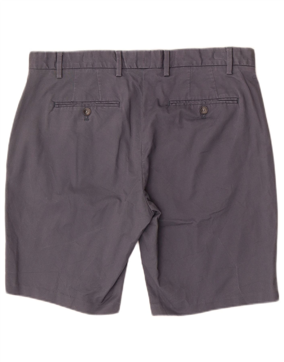 Reiss Mens Chino Shorts W34 Large Navy Blue Cotton