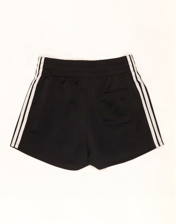Adidas Womens Sport Shorts UK 10 Small Black Polyester