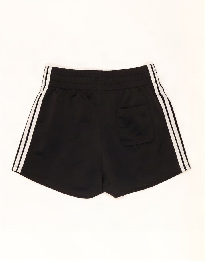 Adidas Womens Sport Shorts UK 10 Small Black Polyester