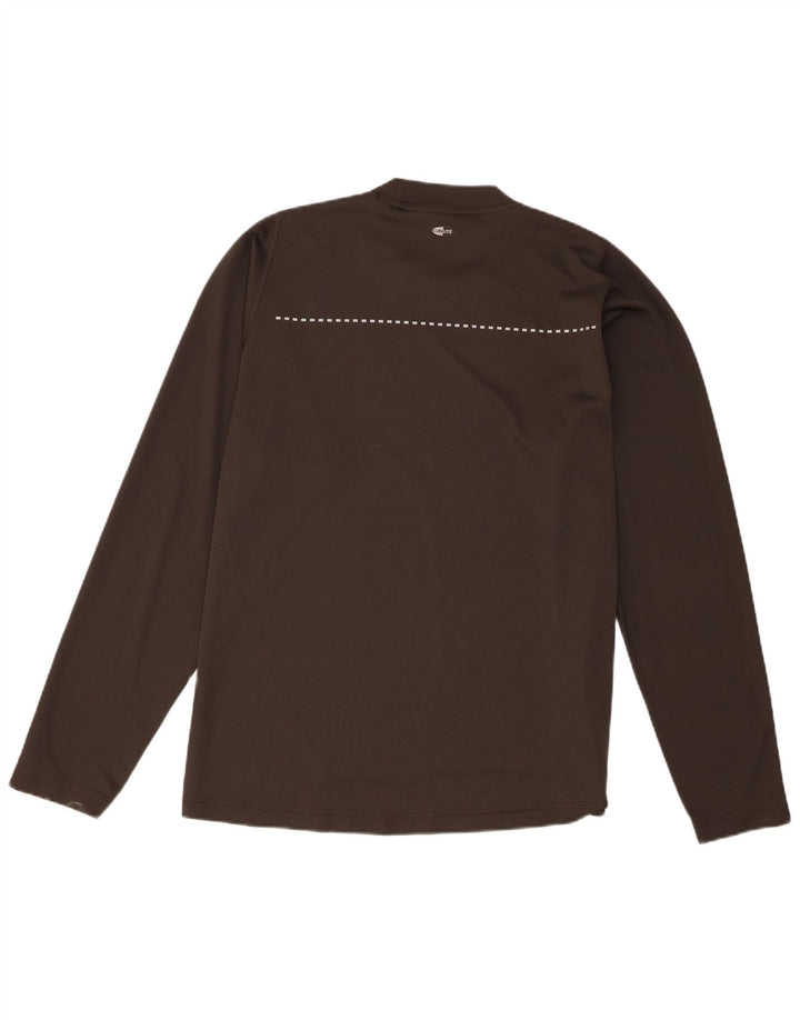 Adidas Mens Top Long Sleeve XL Khaki Polyester