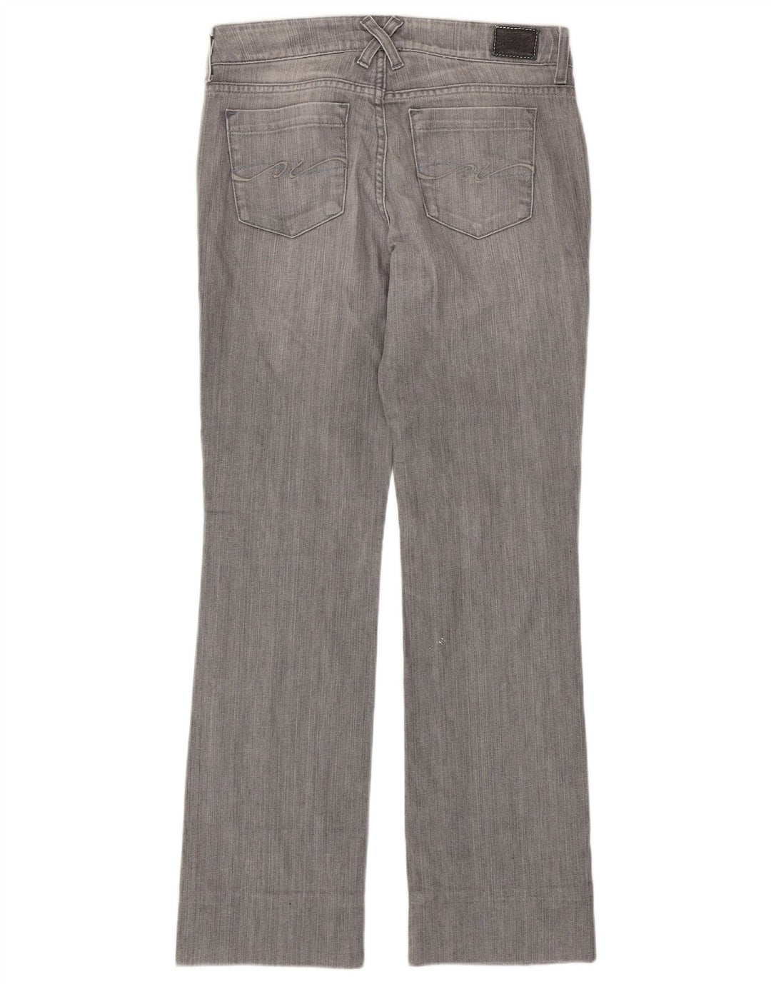 TOMMY HILFIGER Womens Straight Jeans W28 L30 Grey Cotton