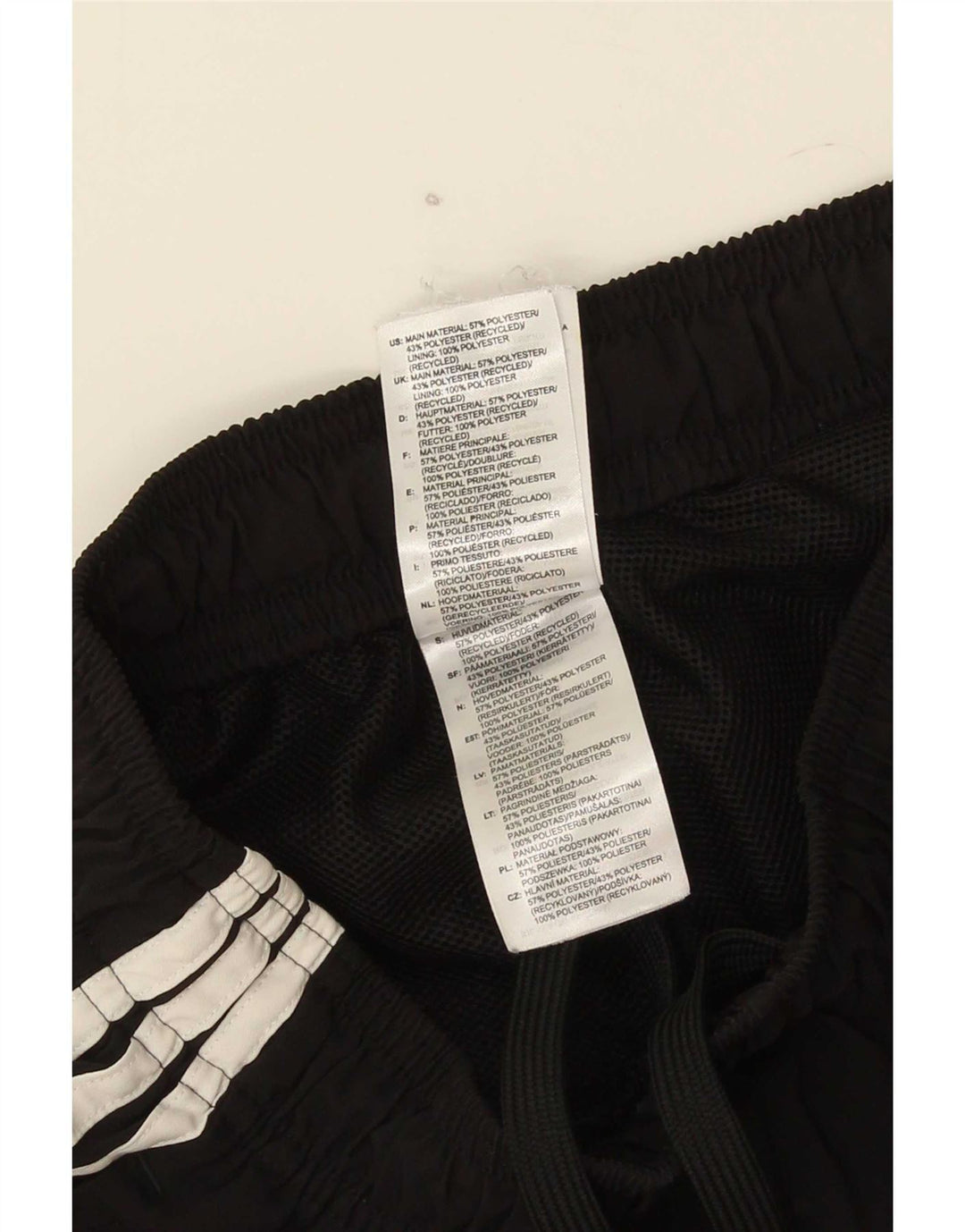 Adidas Mens Sport Shorts XS Black Polyester
