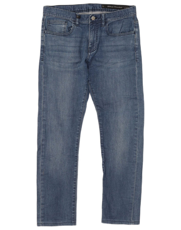 ARMANI EXCHANGE Mens Slim Jeans W31 L28 Blue Cotton