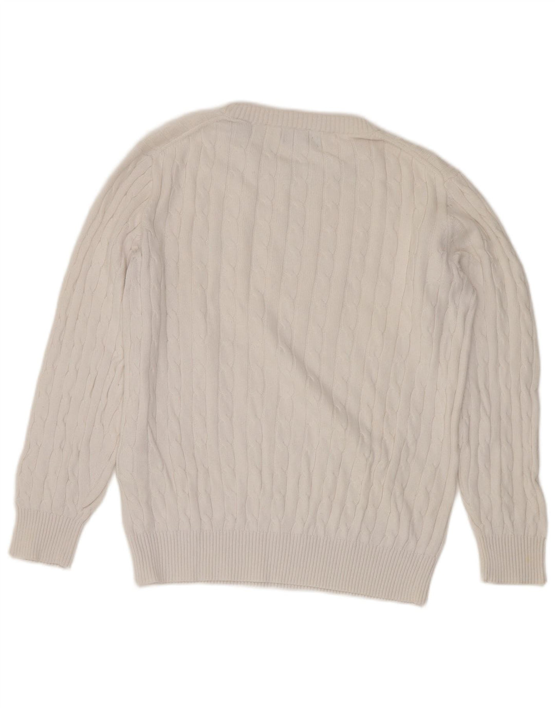 Gant Boys Boat Neck Jumper Sweater 9-10 Years White Cotton
