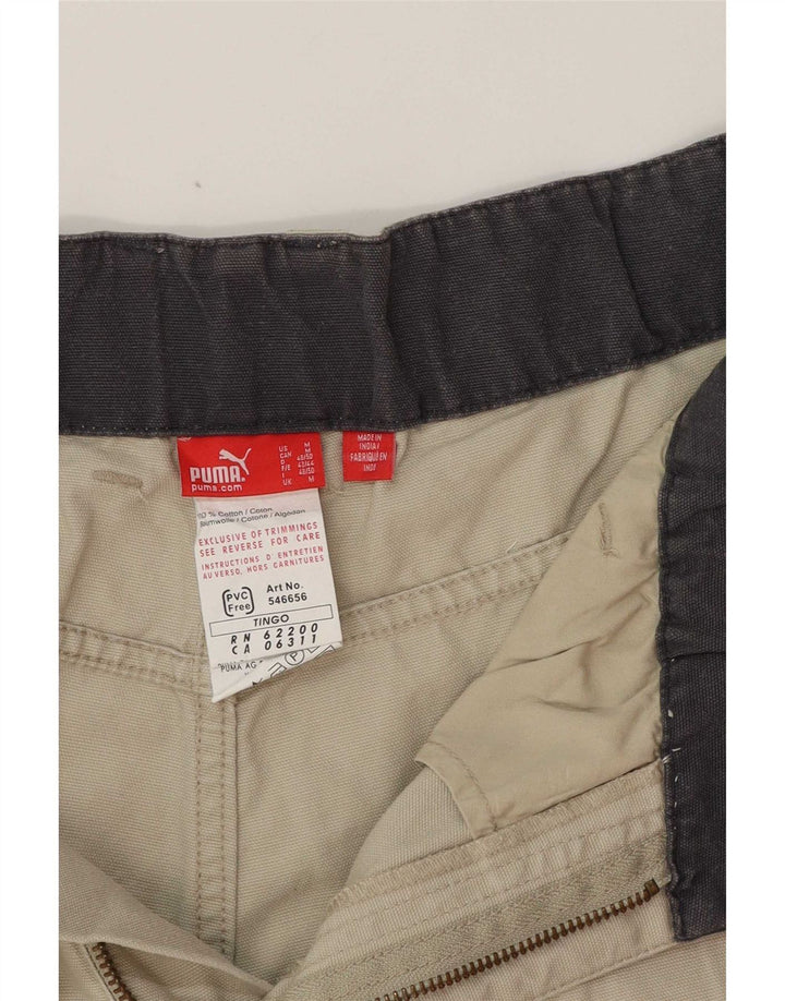 Puma Mens Cargo Shorts Medium W32  Grey Cotton