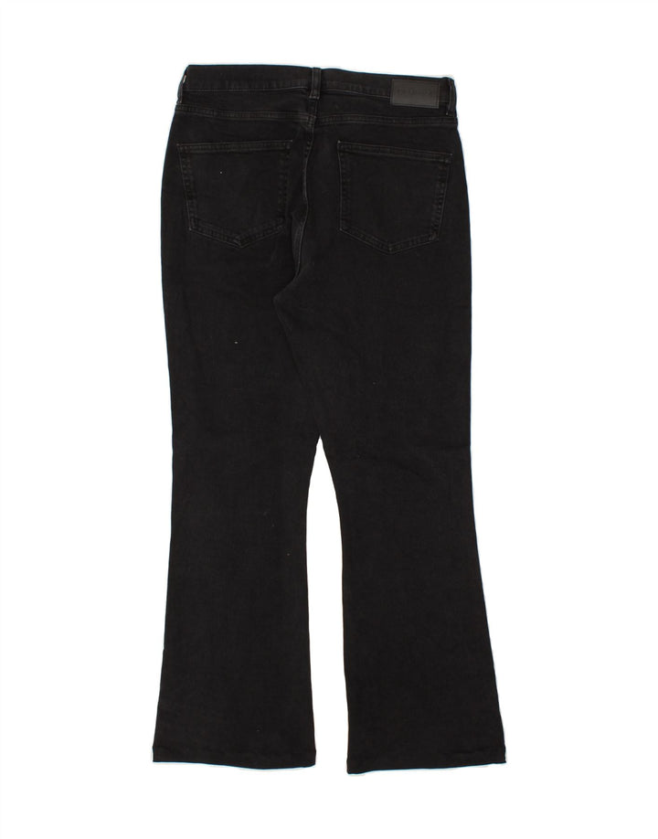 DESIGUAL Womens Bootcut Jeans EU 42 Large W33 L28 Black Spotted Cotton Vintage Desigual and Second-Hand Desigual from Messina Hembry 