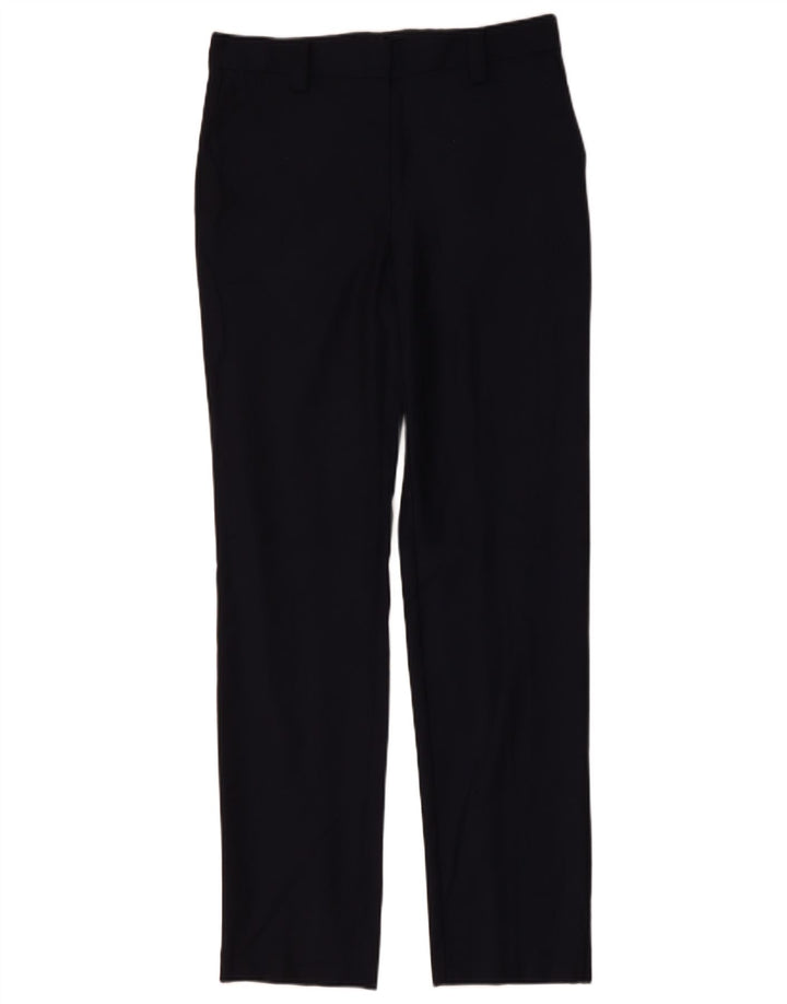 MARKS & SPENCER Womens Suit Trousers UK 10 Small W32 L33 Navy Blue