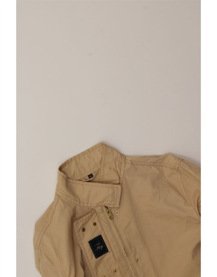 FAY Womens Windbreaker Jacket UK 18 XL Beige Vintage Fay and Second-Hand Fay from Messina Hembry 