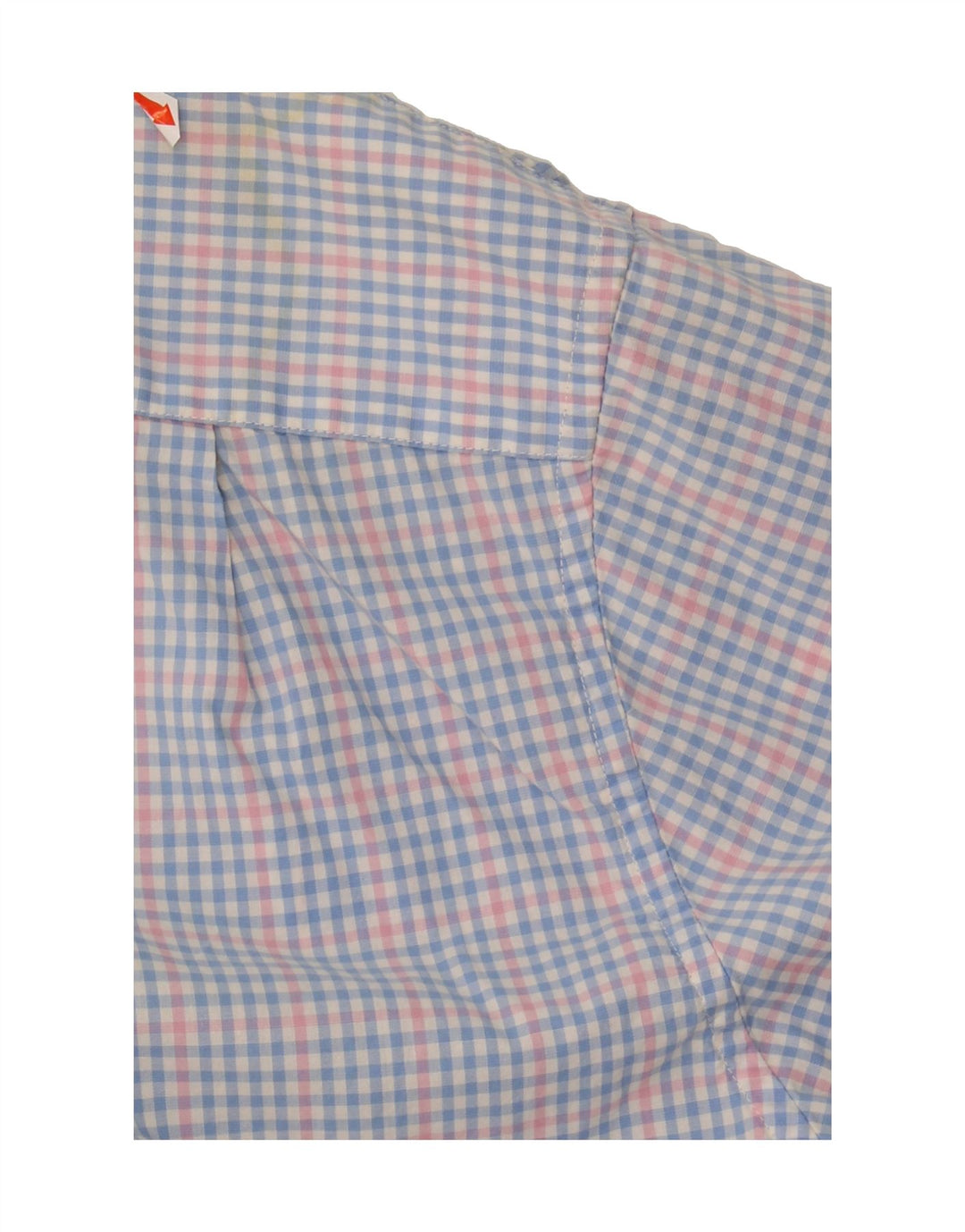 J. CREW Mens Flex Short Sleeve Shirt Size 17 1/2 XL Blue Gingham Cotton Vintage J. Crew and Second-Hand J. Crew from Messina Hembry 