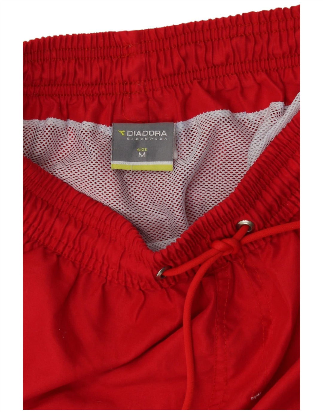 Diadora Mens Graphic Swimming Shorts Medium  Red Polyester