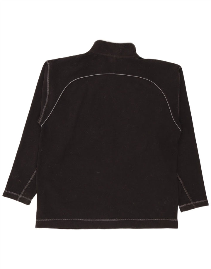 Weird Fish Mens Fleece Jacket UK 40 Large Black Polyester