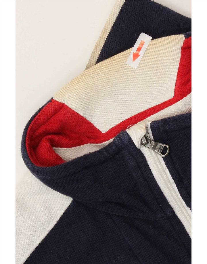 Polo Ralph Lauren Mens Tracksuit Top Jacket Medium Navy Blue Colourblock