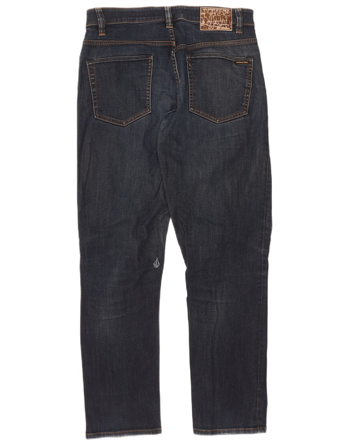 Volcom Mens Solver Straight Jeans W30 L30 Navy Blue
