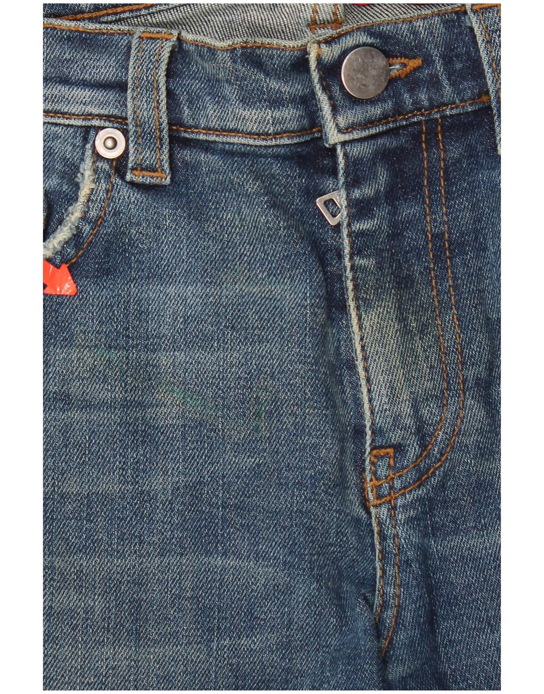 Prada Womens Skinny Jeans W26 L32 Navy Blue Cotton