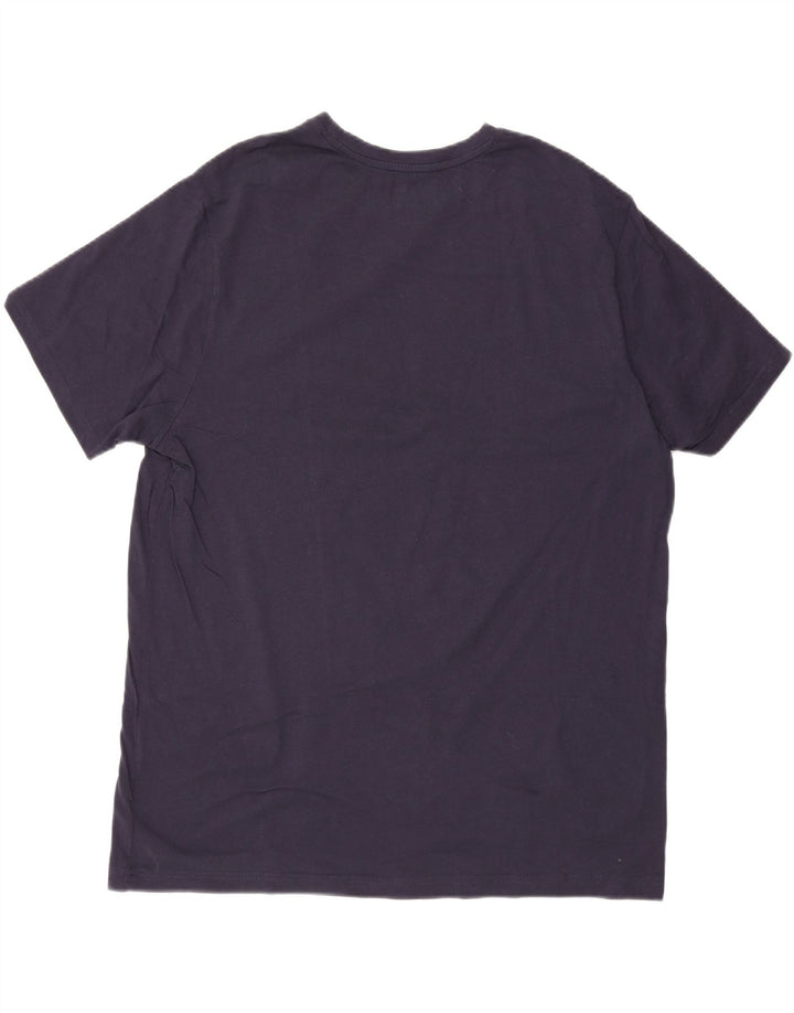 KAPPA Mens T-Shirt Top 2XL Navy Blue Cotton Vintage Kappa and Second-Hand Kappa from Messina Hembry 