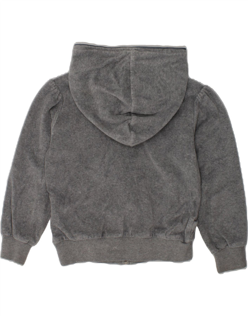 CHAMPION Girls Graphic Zip Hoodie Sweater 3-4 Years 2XS Grey Polyester | Vintage Champion | Thrift | Second-Hand Champion | Used Clothing | Messina Hembry 