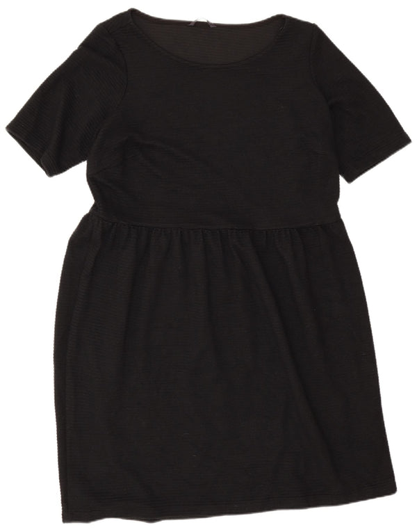 Marks & Spencer Womens Basic Dress UK 16 Large Black