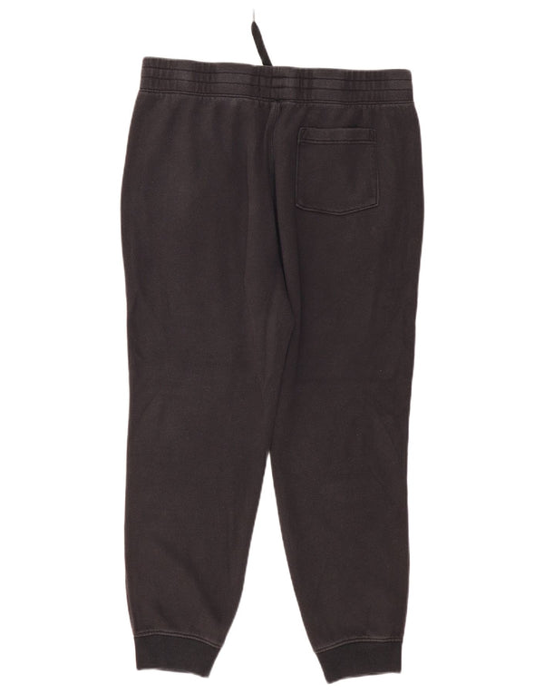 Hollister Womens Graphic Tracksuit Trousers Joggers UK 14 Large Black