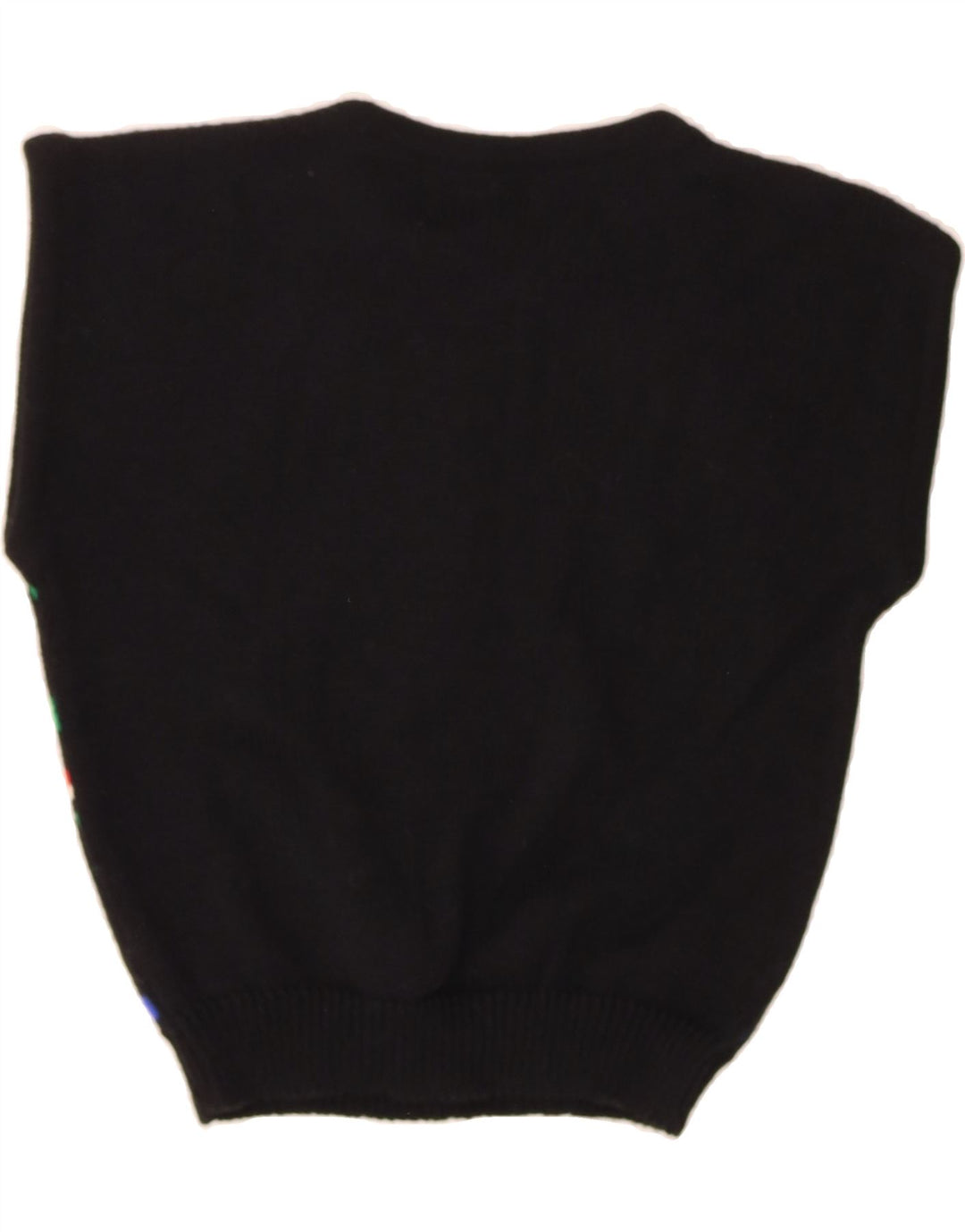 PANDORA Womens Vest Tank Top UK 12 Medium Black Geometric Vintage Pandora and Second-Hand Pandora from Messina Hembry 