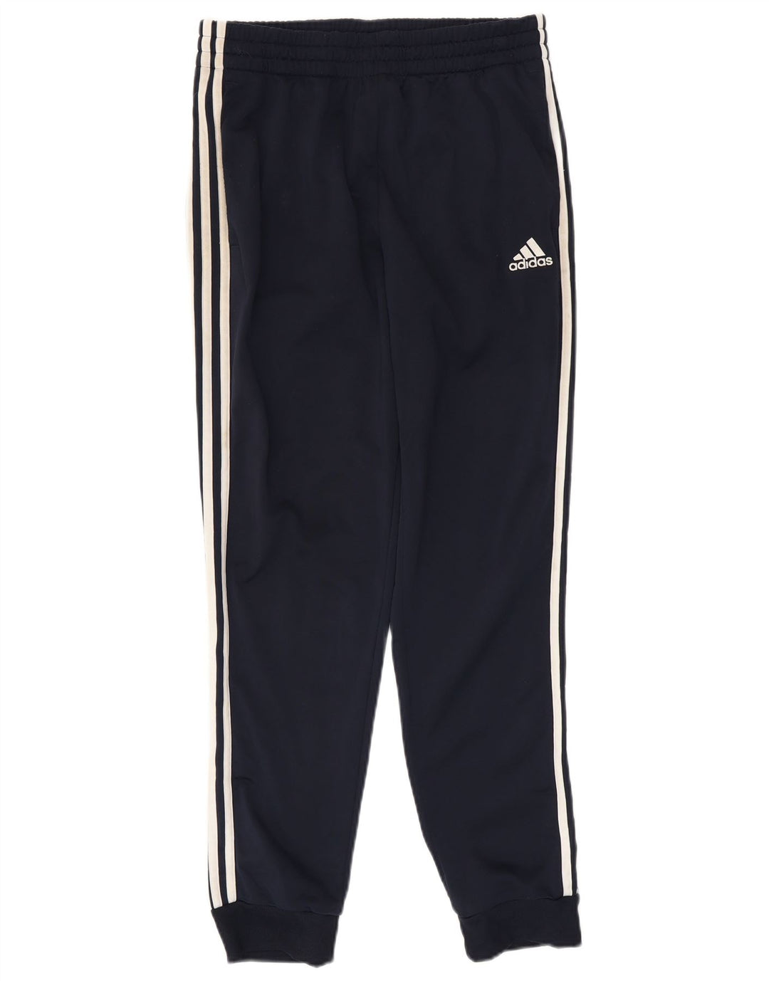 Adidas Mens Tracksuit Trousers Joggers Medium Navy Blue Polyester