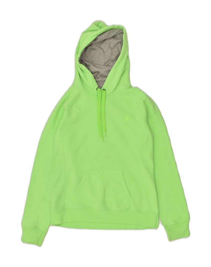 CHAMPION Mens Hoodie Jumper Small Green Cotton | Vintage Champion | Thrift | Second-Hand Champion | Used Clothing | Messina Hembry 