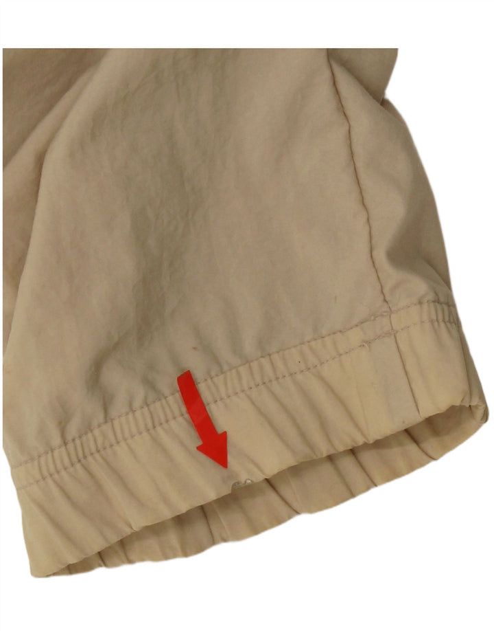 Asics Mens Tracksuit Top Jacket Large Beige Colourblock Polyester