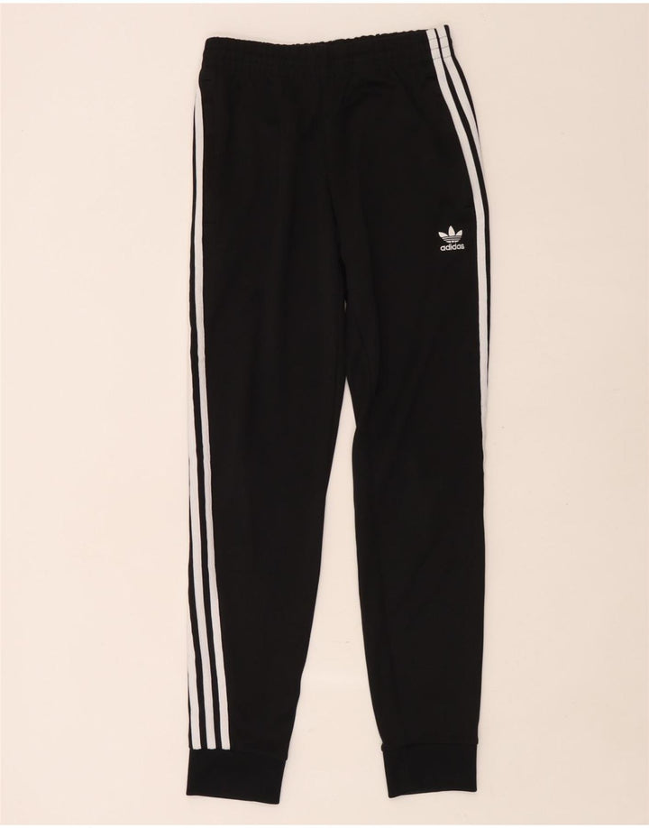 Adidas Mens Tracksuit Trousers Joggers Small  Black Polyester