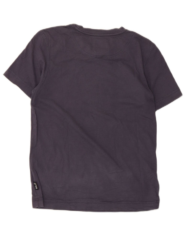 Jack Wolfskin Boys Graphic T-Shirt Top 11-12 Years Navy Blue Cotton
