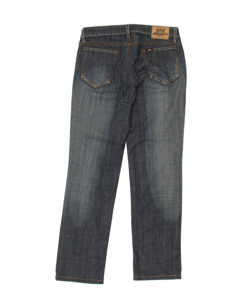 RIFLE Womens Straight Jeans W28 L28  Blue Cotton Vintage Rifle and Second-Hand Rifle from Messina Hembry 