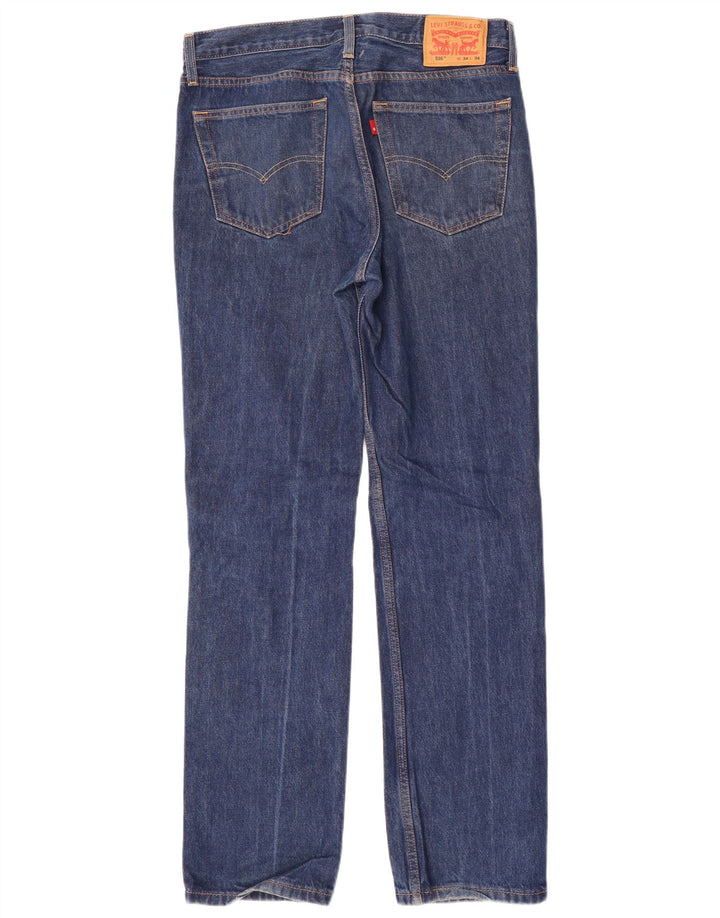 LEVI'S Mens 516 Straight Jeans W34 L34 Blue