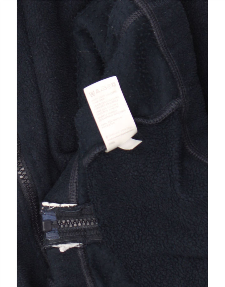 Marks & Spencer Mens Fleece Jacket UK 40 Large Navy Blue Polyester