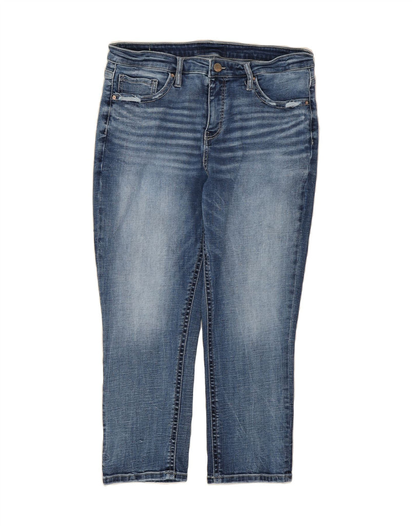 BKE Womens Cropped Jeans W32 L24 Blue Cotton Vintage BKE and Second-Hand BKE from Messina Hembry 