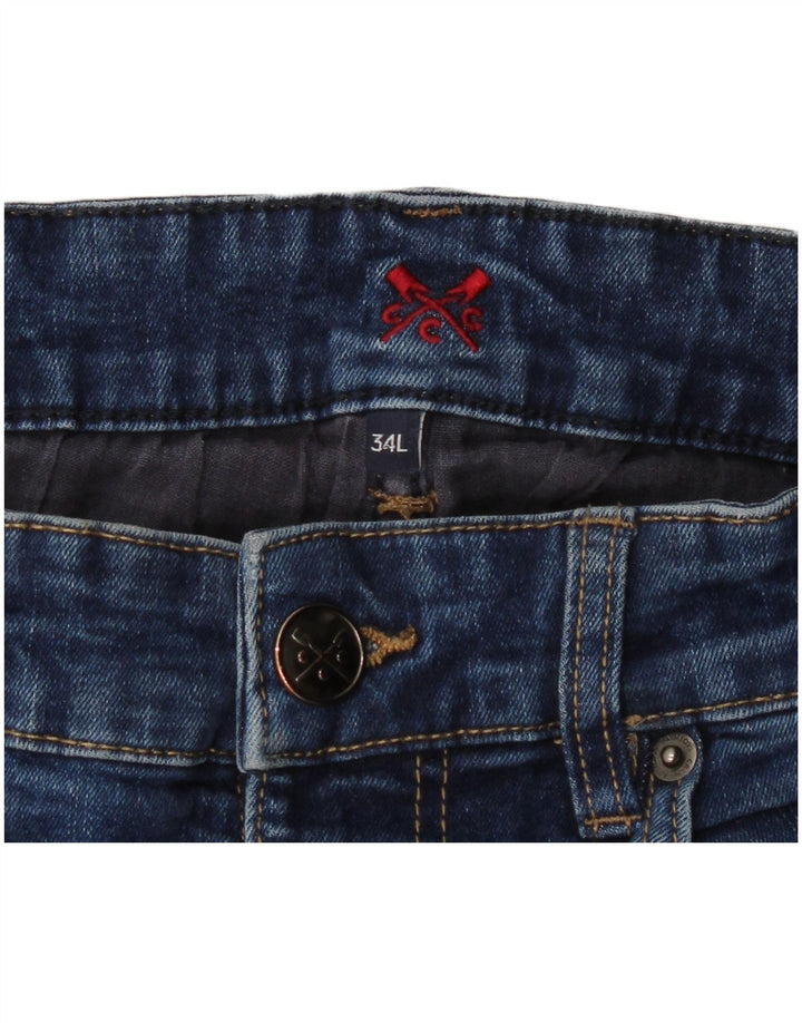 Crew Clothing Mens Slim Jeans W32 L34 Blue