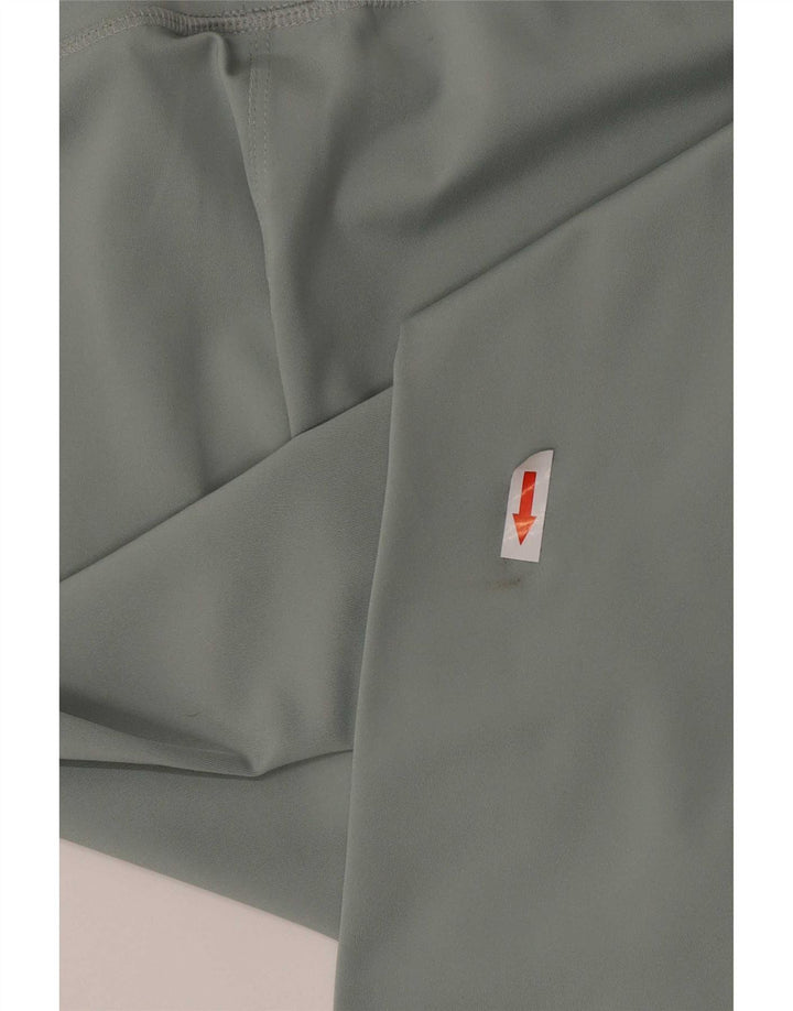 The North Face Womens Graphic Leggings Large Green Polyester Sports