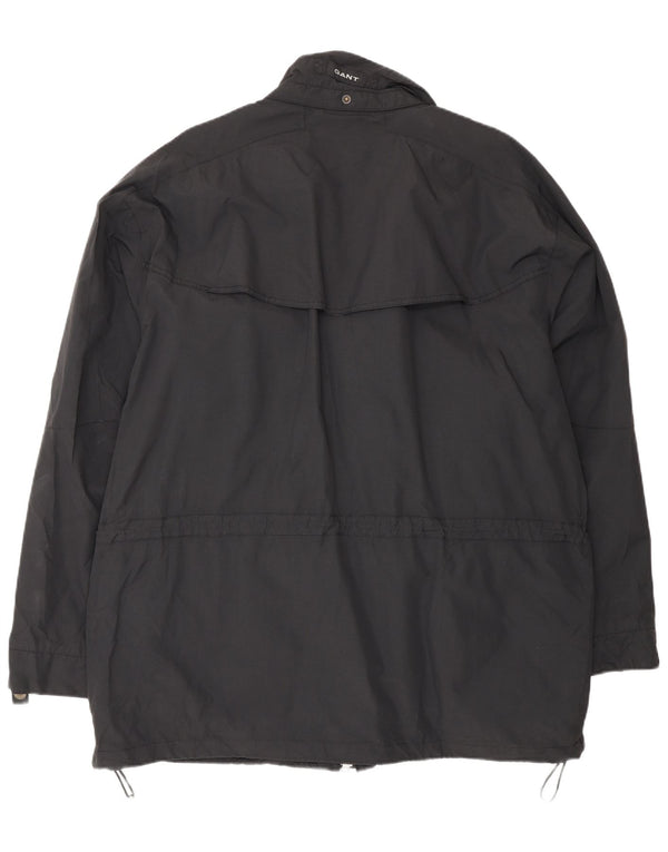 Gant Mens Rain Jacket UK 40 Large Navy Blue Nylon