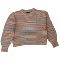 Marks & Spencer Womens Crop Boat Neck Jumper Sweater UK 14 Medium Multicolo