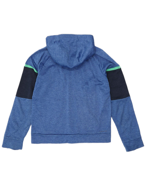 RUSSELL ATHLETIC Boys Dri-Power Hoodie Jumper 15-16 Years 2XL Blue