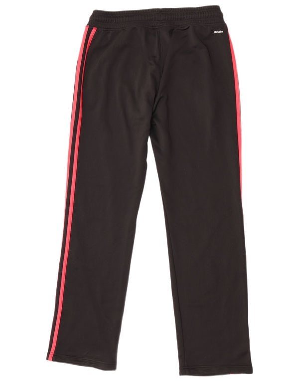 Adidas Womens Climalite Tracksuit Trousers UK 12/14 Medium Black Polyester