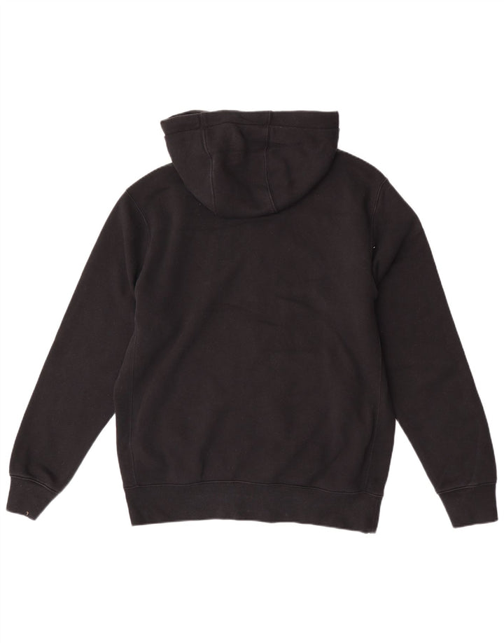 Nike Mens Zip Hoodie Sweater Medium Black Cotton